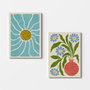 Wallity Cuadros Decorativos de Lienzo 2 Piezas 50 x 70 cm